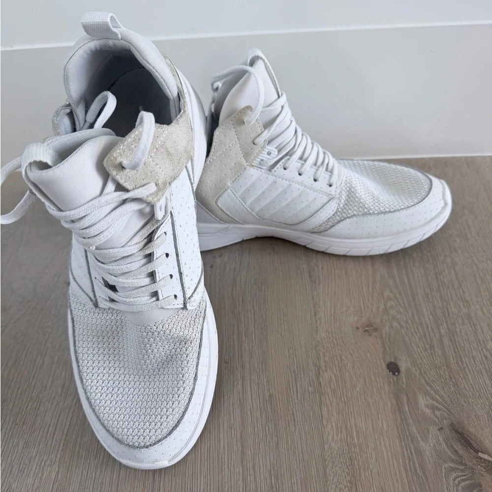 Stylish Y2K Supra White Men's Sneakers size 9